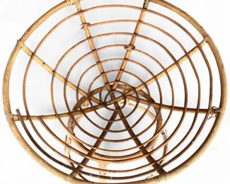 Round Rattan Papasan Chair Frame