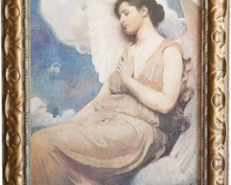 Abbott Handerson Thayer - Winged Figure (1889), Framed Art Print