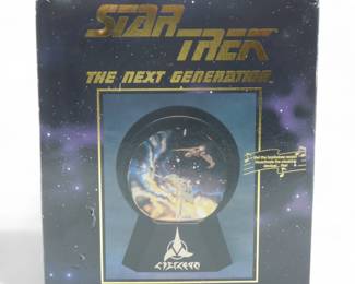 1994 Star Trek Klingon Bird-of-Prey Musical Globe
