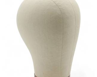 Canvas Wig Block for Styling & Display