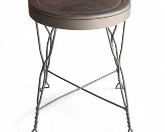 Twisted Wire Ice Cream Parlor Stool