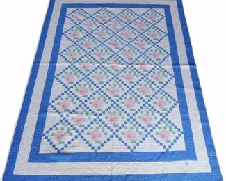 Vintage Mosaic Rose Quilt Pattern After Anne Orr Design