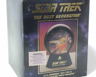 Star Trek USS Enterprise NCC-1701-D Lighted Musical Star Globe