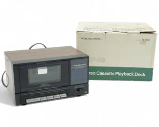 Realistic SCP-30 Stereo Cassette Playback Deck, 1988
