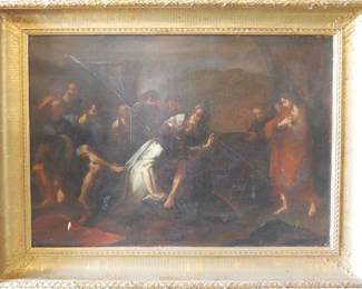 Italian Baroque-Style Painting After Agostino Scilla, 17th Century