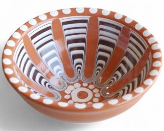 Vasylkiv Majolica Factory Plate, USSR 1960s