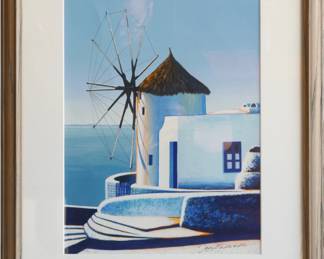 Quiet Mill by Igor Medvedev, Signed Serigraph, 1998