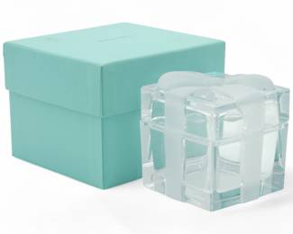 Tiffany & Co Crystal Gift Box w/ Frosted Lid