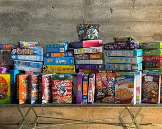 Yes… a monumental cereal box collection. Over 100 different boxes that all appear to have some sort of collectible value. Have fun with this one!