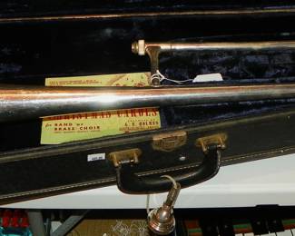 Yamaha trombone-silver