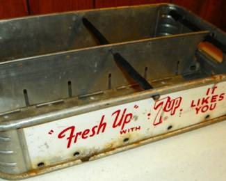1940"s 7UP baseball venders tray (stamped Wichita)