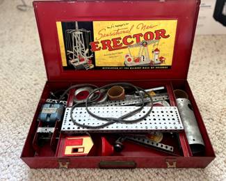 Vintage erector set