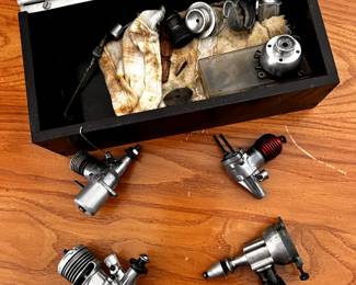 vintage model airplane motors