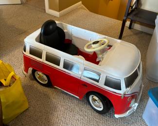 Child’s battery operated VW van
