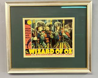 Original Framed (MGM 1939) The Wizard Of Oz Lobby Card