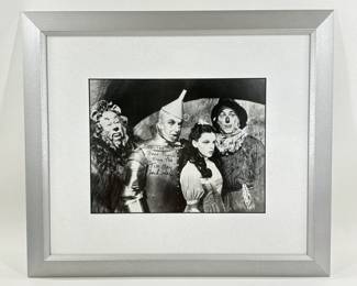 Jack Haley And Ray Bolger Autographed And Inscribed The Wizard Of Oz Photo In Frame