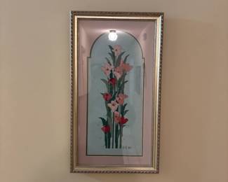 Needlepoint art.