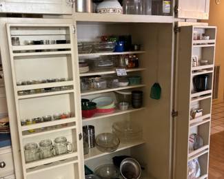 Glass food storage and mixing.