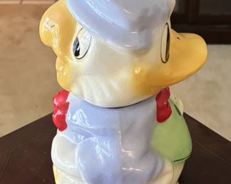 Vintage Double Face Walt Disney Donald Duck/Joe Carioca Cookie Jar from the 1940's in excellent condition.