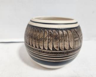 Navajo pottery bowl''