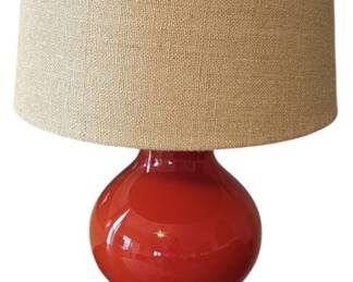 Red Base Table Lamp