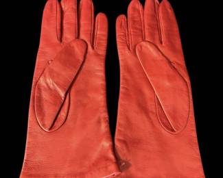 Harolds Red Silk Gloves