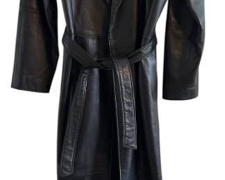Beautiful Long Soft Leather Coat