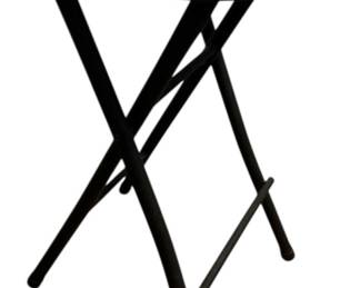 Black Folding Stool