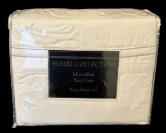 NEW Hotel Collection King Sheet Set