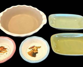 Cooking Bowls Pie Dish