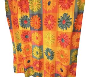 Vibrant Floral Shower Curtain