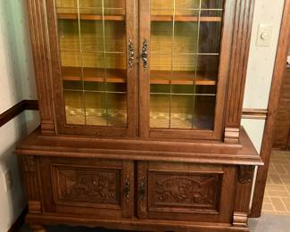 GERMAN MID CENTURY CHINA CABINET