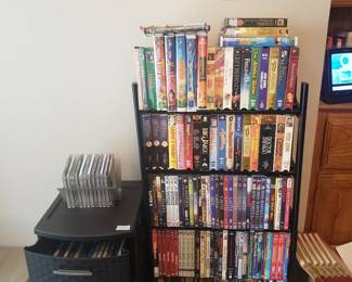 Dvd's, Cd's, VHS, cassettes