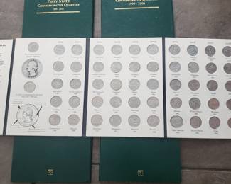 Complete State Quarter books, Partial National Park quarters book