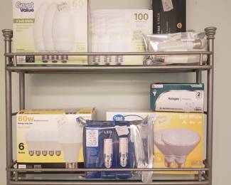 Just a sample of the light bulbs available