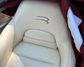 Pontoon interior in very good condition.