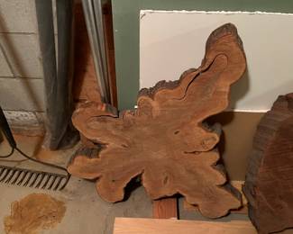 Large living edge wood pieces