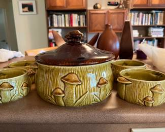 Ceramic soup set