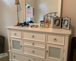 Dresser and mirror