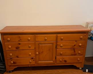 Nice dresser on wheels