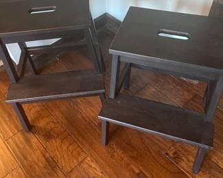 S O L D...Two stylish step stools …