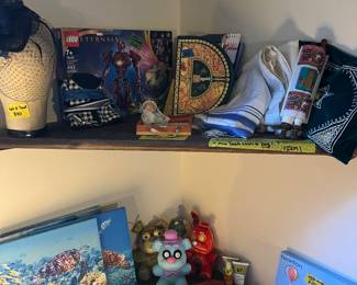 Tallit (Jewish prayer shawls), Haggadah (Jewish Passover Seder books), porcelain bisque doll, FNAF, ++