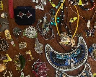 Lots of fun costume jewelry at great prices! …Plus, fine jewelry as well…