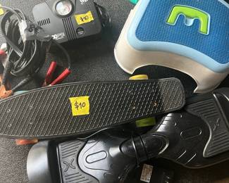 Gently used hoverboard, and other really useful items, at good prices