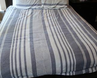 second bedroom with queen bed and frame by Broyhill