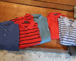polo shirts- L
