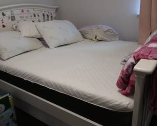 $85.00 double mattress, headboard and frame