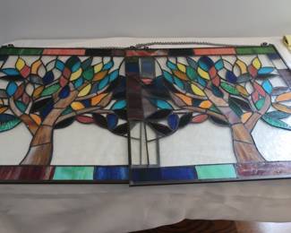 $40.00 each second stained glass window - this shows both side by side