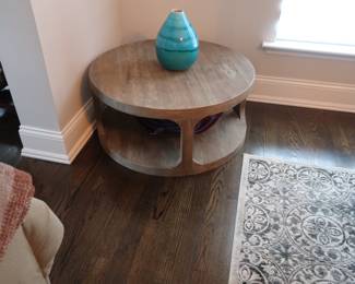 $250.00 Custom made round display table. It is 36" in diameter.