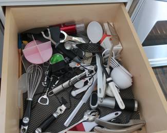 more kitchen utensils